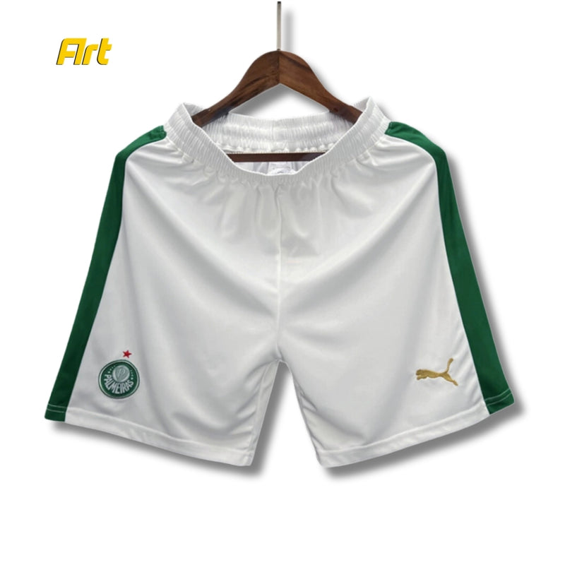 Shorts Palmeiras Home 2024/25 Puma - Versão Torcedor Branco