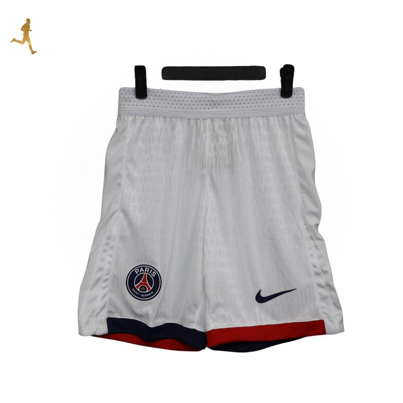 Shorts Titular Paris Saint Germain PSG I 24/25 Versão Jogador Branco Vermelho Azul - Calção de futebol PSG nike