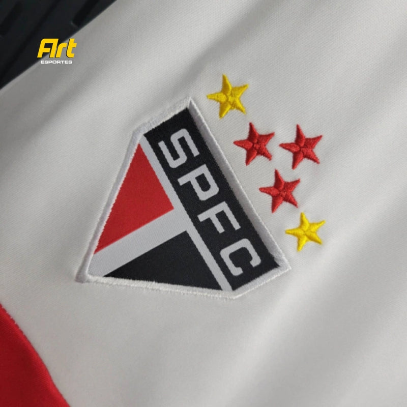 Shorts São Paulo Home 2024/25 NB - Versão Torcedor Branco