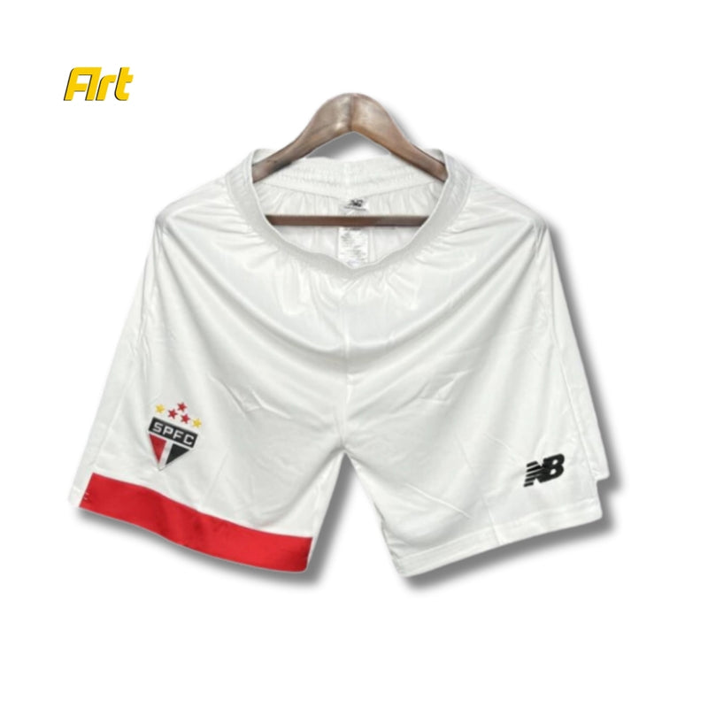 Shorts São Paulo Home 2024/25 NB - Versão Torcedor Branco