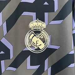 Camisa Real Madrid 24/25 Treino - Azul e Cinza