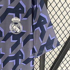 Camisa Real Madrid 24/25 Treino - Azul e Cinza