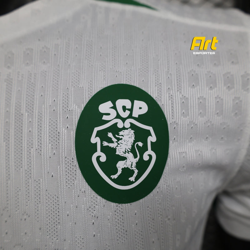 Camisa Sporting Lisboa Nike II Away 2024/25 - Versão Jogador Branco