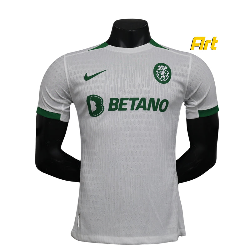 Camisa Sporting Lisboa Nike II Away 2024/25 - Versão Jogador Branco