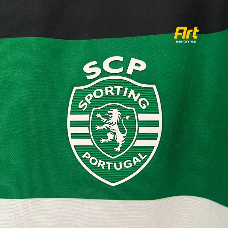 Camisa Sporting I Home 24/25 Nike - Versão Torcedor Verde e Preto