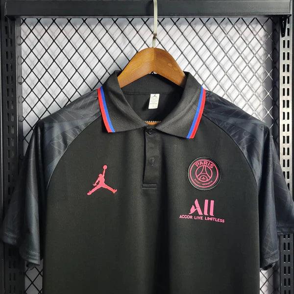 Camisa Polo PSG Jordan 2022/23 Preto