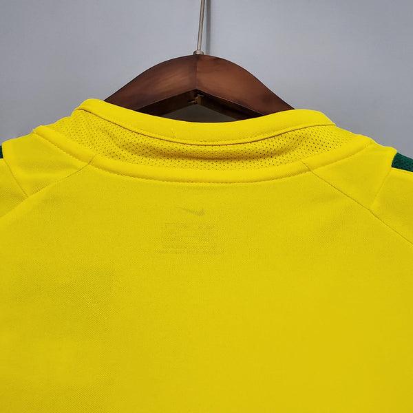 Camisa Brasil Retrô I Titular - Nike Home 2002 Amarela