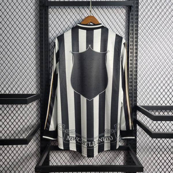 Camisa Retrô Newcastle I Titular Manga Longa 1995/97