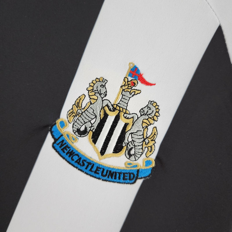 Camisa Newcastle Home - Versão Torcedor Preto e Branco 22/23