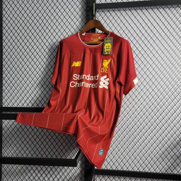 Camisa Liverpool I 2019/20 Retrô New Balance - Vermelha e Amarela