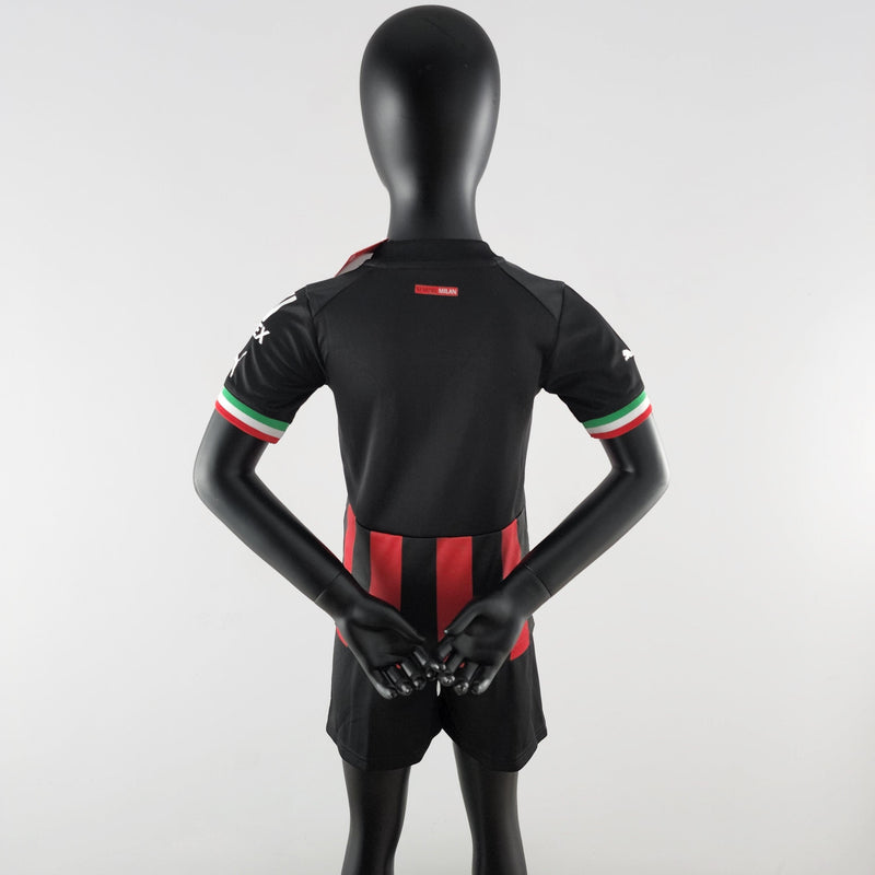 Kit Infantil Futebol Milan 22/23