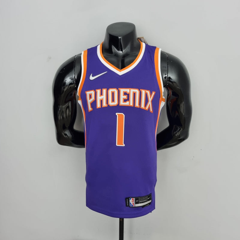 Camisa de Basquete Pheolnix Suns - Roxo Laranja 75° Anos Diamond Versão Torcedor