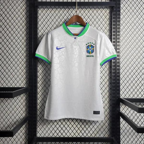 Camisa Feminina Brasil Nike Edição Comemorativa 2022/23 Branco