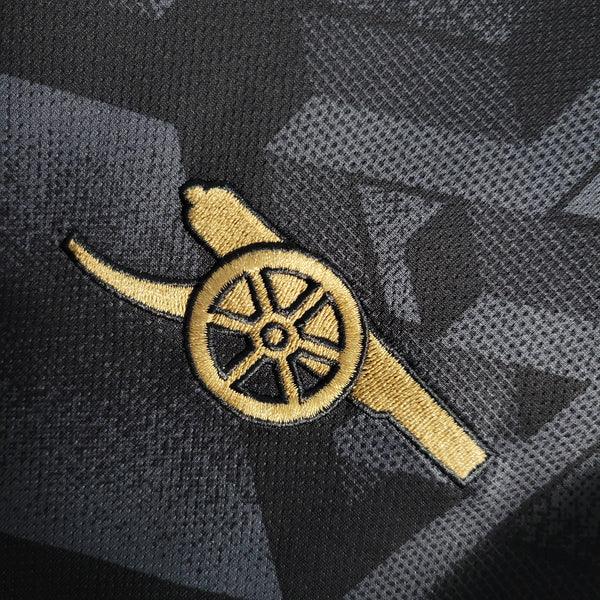 camisa-arsenal-manga-longa-preto-dourado-22-23-premiere-league