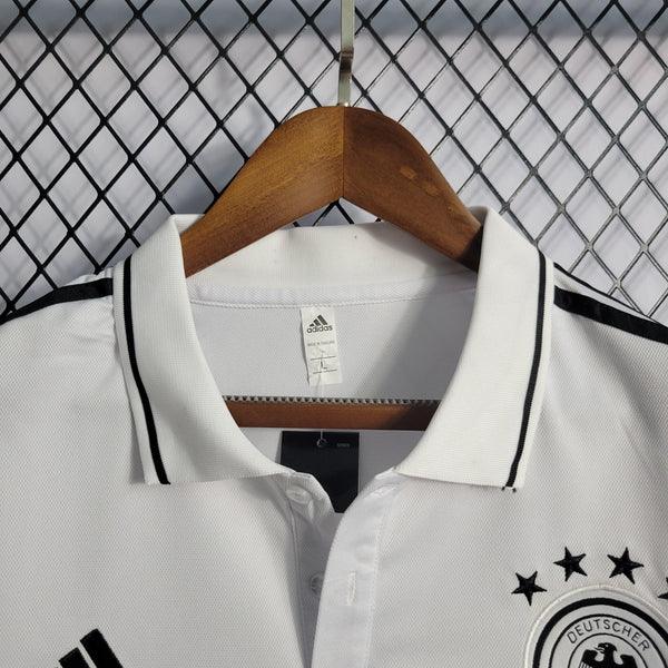 Camisa Polo Alemanha Adidas 2022/23 Branco