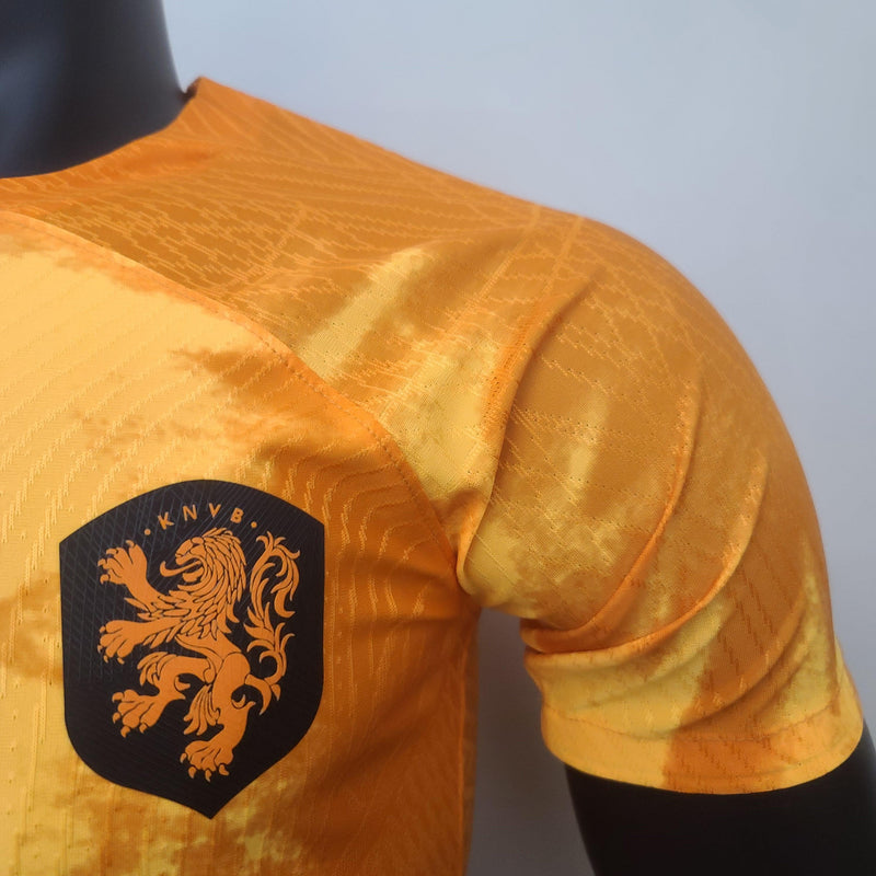 Camiseta Versão Jogador Seleçao Holanda Copa Do Mundo