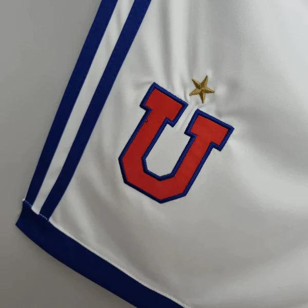 Shorts Universidad de Chile Adidas Away 2022/23 Branco