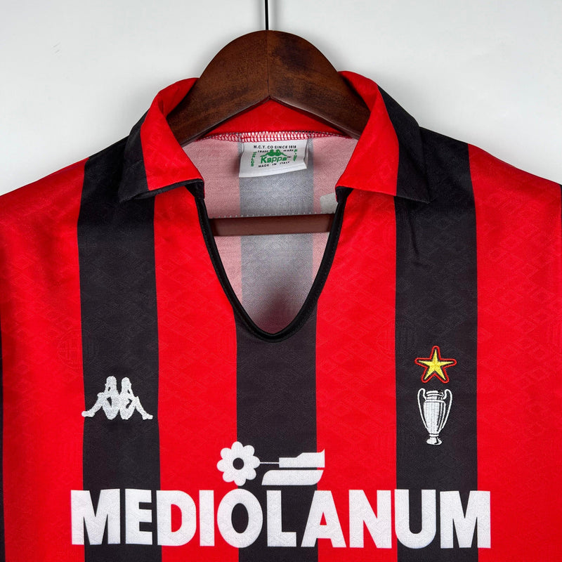 camisa-milan-titular-I-home-1989-1990-vermelho-gola-polo-preta