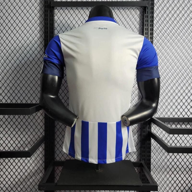 Camisa FC Porto Versão Jogador New Balance Home Azul e Branco 2022/23