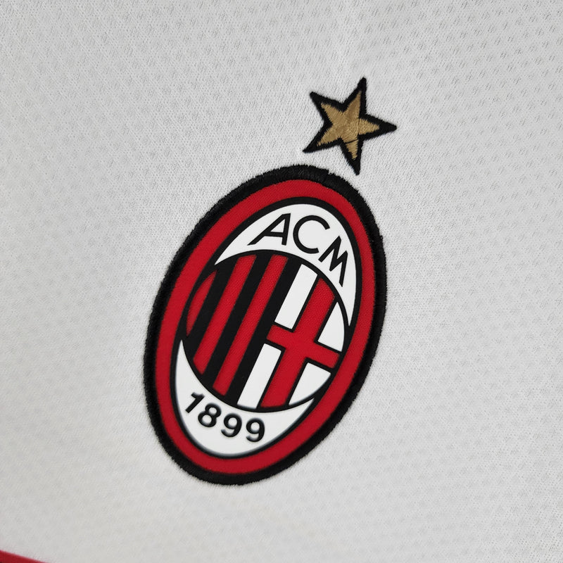 Camisa Milan Away Puma - Versão Torcedor 22/23 Branco e Vermelho