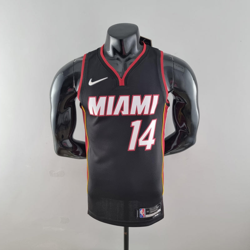 Camisa Regata de Basquete Miami Heat Preta