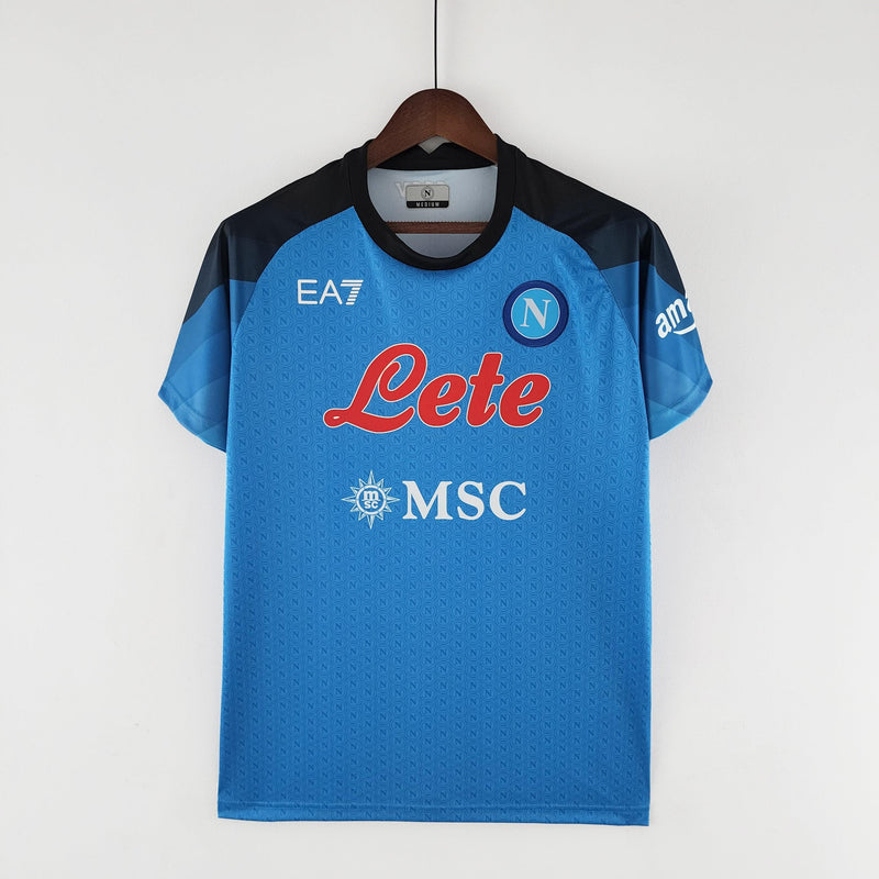 Camisa Napoli Home EA7 - Versão Torcedor 22/23 Azul