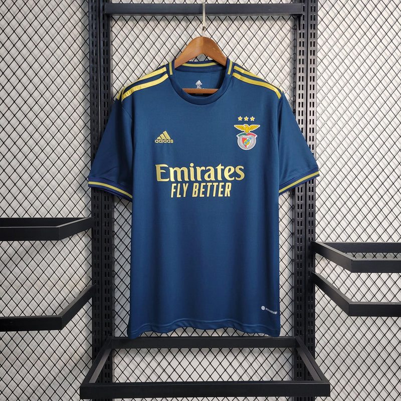 camisa-benfica-treino-torcedor-di-maria-23-24-treino-dourado-azul