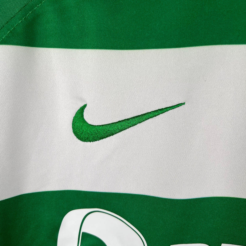 Camisa Sporting Lisboa Home Nike - Versão Torcedor 23/24 Verde e Branca