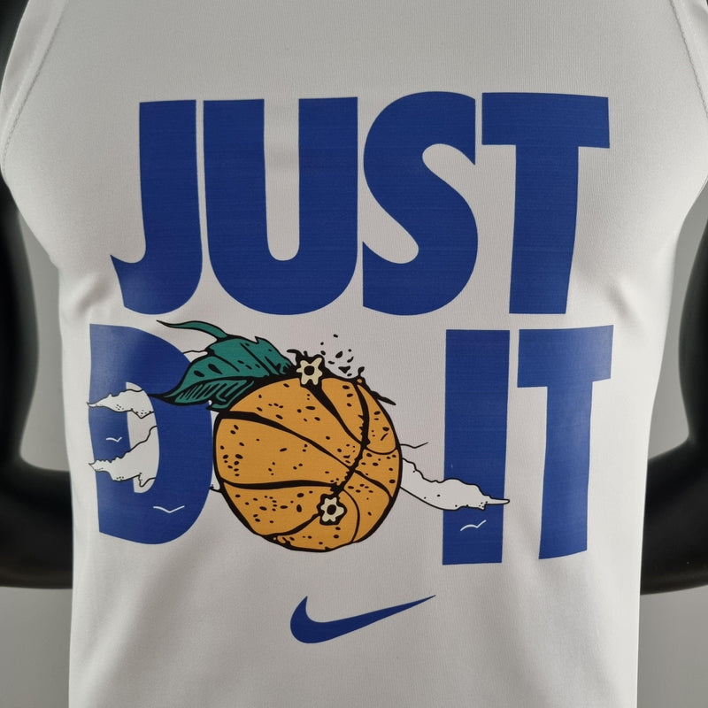 Camiseta Nike Regata Branca Just Do IT