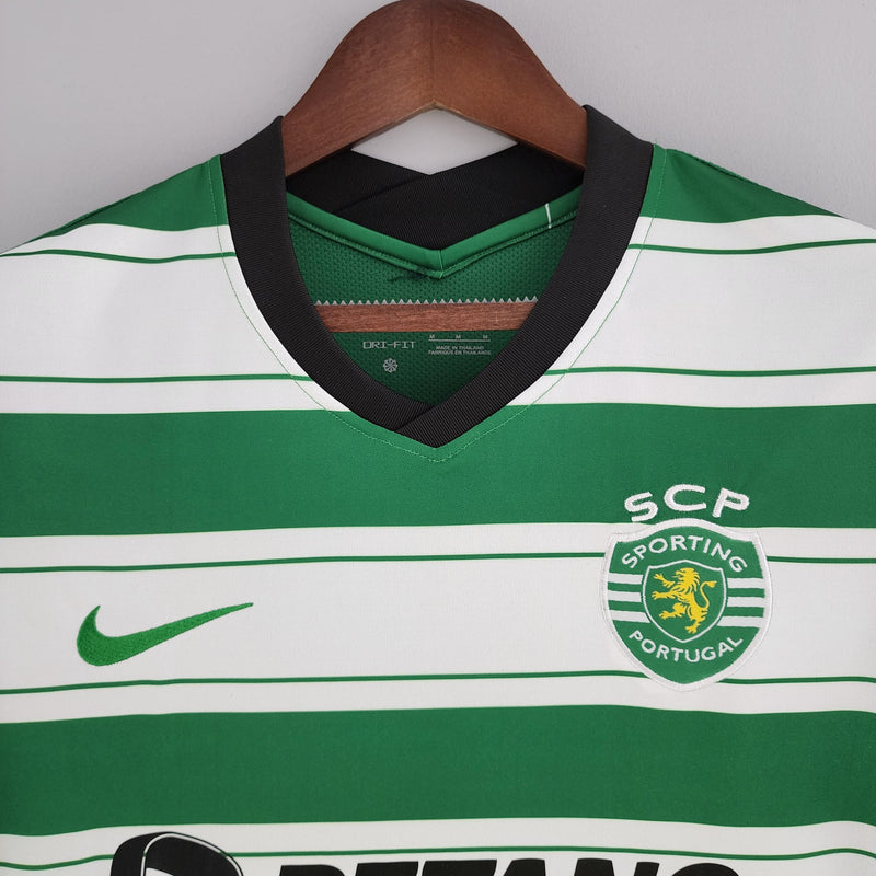 Camisa Sporting Lisboa Home Nike - Versão Torcedor 22/23 Verde e Branca