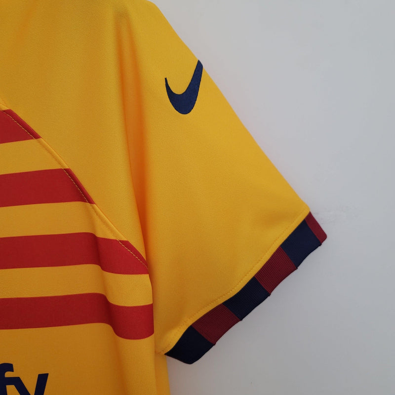 Camisa De Treino Versão Torcedor Barcelona 22/23 - Amarela