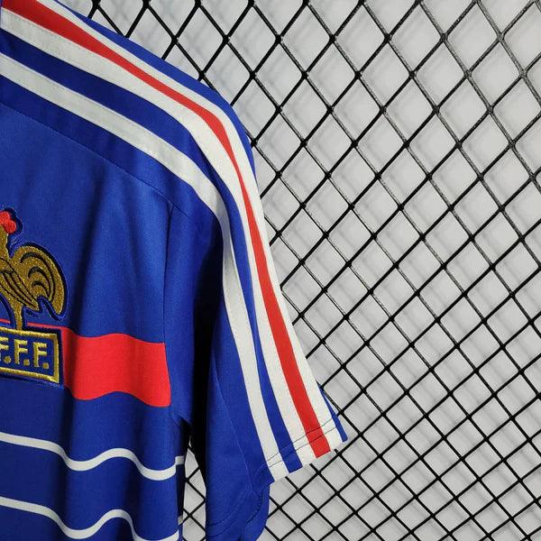 Camisa França I Retrô - Seleção Francesa Titular Adidas Home 1984/86