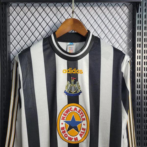 Camisa Retrô Newcastle I Titular Manga Longa 1995/97