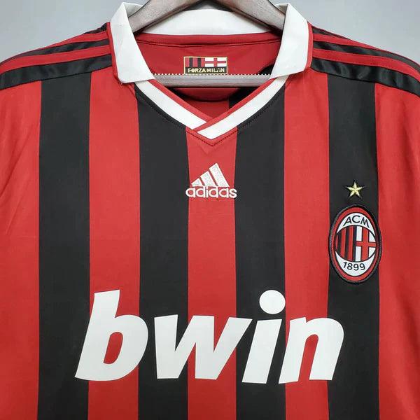 Camisa Retrô Milan I Adidas Home 2009/10 - Bwin