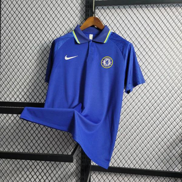 Camisa Polo Chelsea Nike 2022/23 Azul