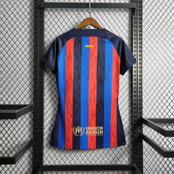 Camisa Feminina Nike +  Barcelona Home 2022/23 Spotify