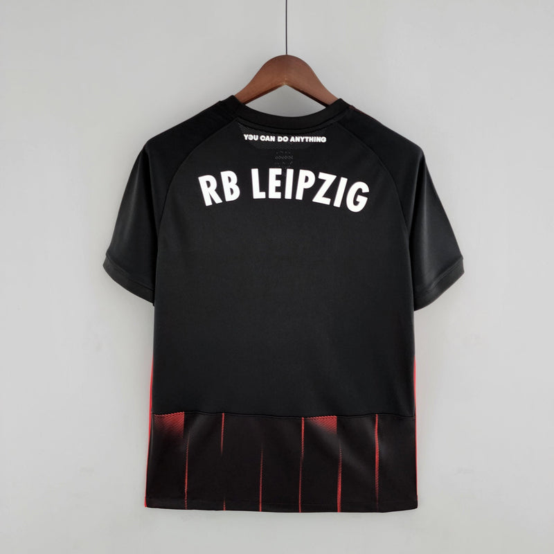 Camisa RB Leipzig Nike - Versão Torcedor 22/23 Preta e Vermelho