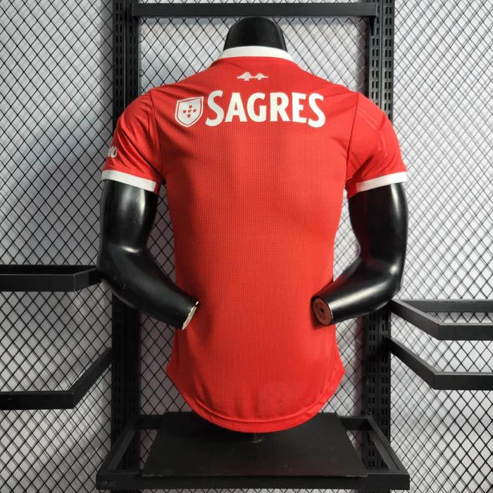 camisa-benfica-titular-1-home-22-23-versão-jogador-vermelho-branco-gola-campeonato-portugues