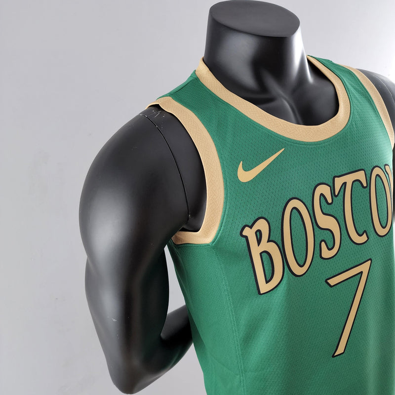 regata-de-basquete-boston-celtics-verde-amarelo-7-11-0-tatum-brown-irving-manequim-preto-versão-torcedor-silk