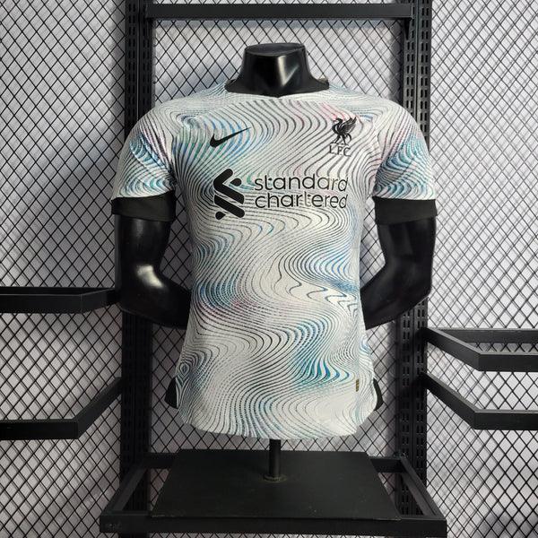 CAMISA-LIVERPOOL-II-RESERVA-22-23-VERSAO-JOGADOR-BRANCO-AZUL-PRETO