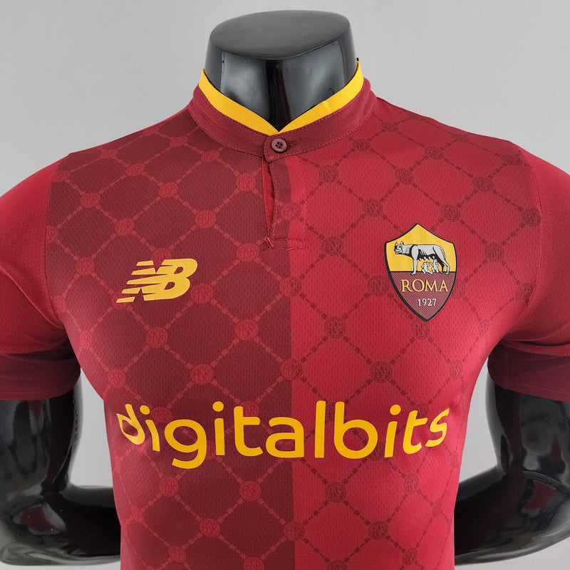 Camiseta Versão Jogador Roma