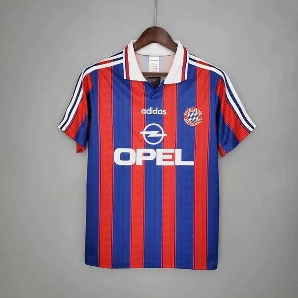 camisa-bayern-de-munique-retro-retrô-titular-home-1-bundesliga-1995-1997