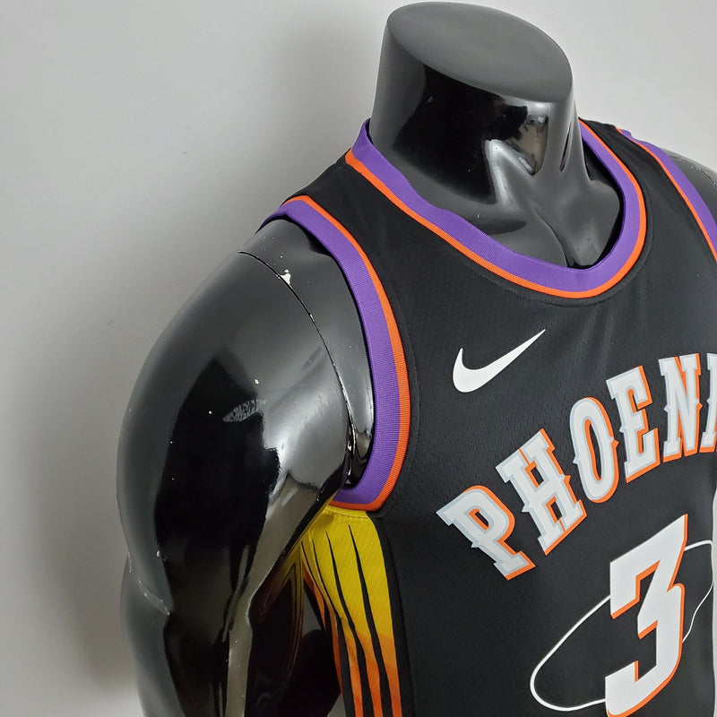 camisa-de-basquete-phoenix-suns-versão-torcedor-preto-gola-roxa-3