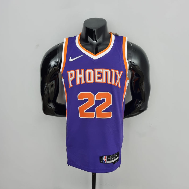 Camisa de Basquete Pheolnix Suns - Roxo Laranja 75° Anos Diamond Versão Torcedor