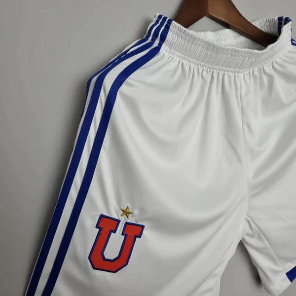 Shorts Universidad de Chile Adidas Away 2022/23 Branco