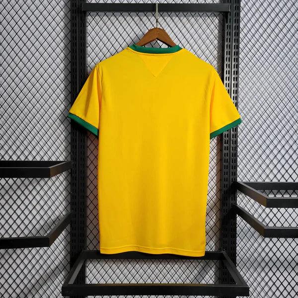 camisa-seleção-brasileira-retro-retrô-1970-esquadrão-amarelo-verde-athleta-brasil-mané-garrincha-pelé