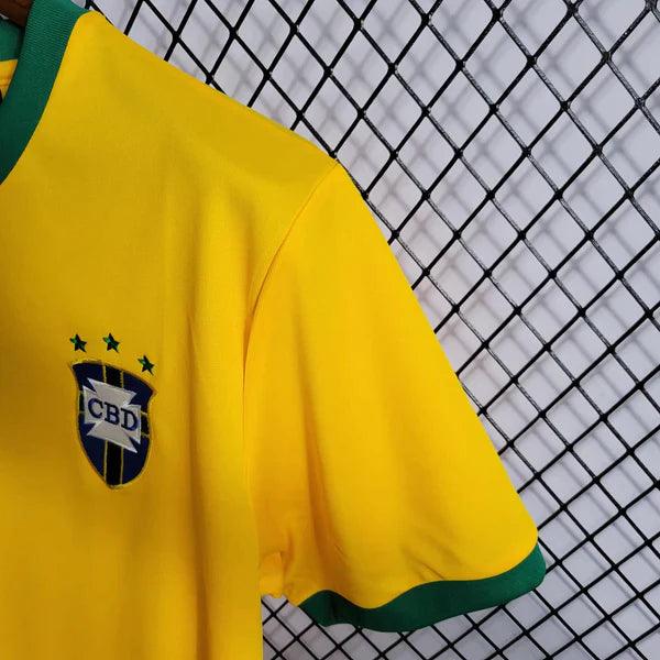 camisa-seleção-brasileira-retro-retrô-1970-esquadrão-amarelo-verde-athleta-brasil-mané-garrincha-pelé