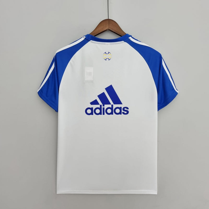 Camisa Juventus Treino Adidas - Versão Torcedor Branco e Azul