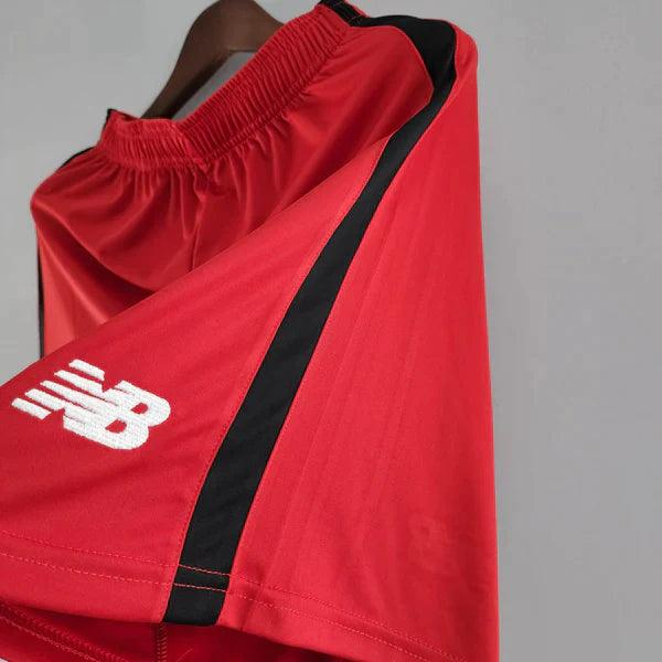 Shorts Athletic Bilbao New Balance Home 2022/23 Vermelho