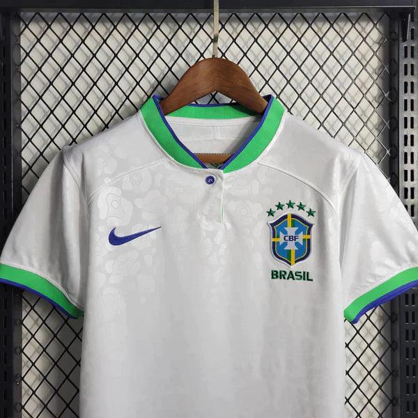 Camisa Feminina Brasil Nike Edição Comemorativa 2022/23 Branco